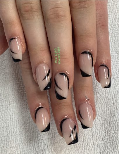 Blue & Pink Nails Spa